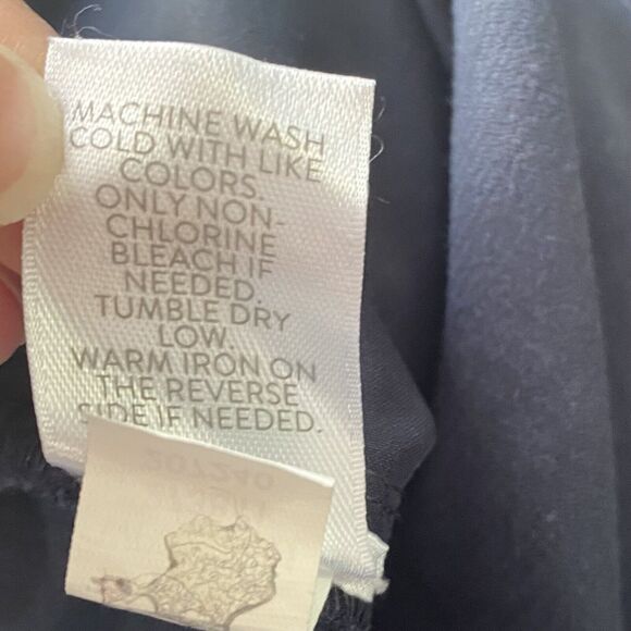 J. Jill Corduroy Pants Plus Size 28 Navy Blue Ankle Minimalist Classic Indie - Picture 8 of 8